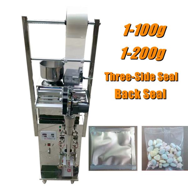 1-100g Automatic Food Packaging Machine for Coffee, Beans, Grains, and Powder with Three-Side Seal Filling