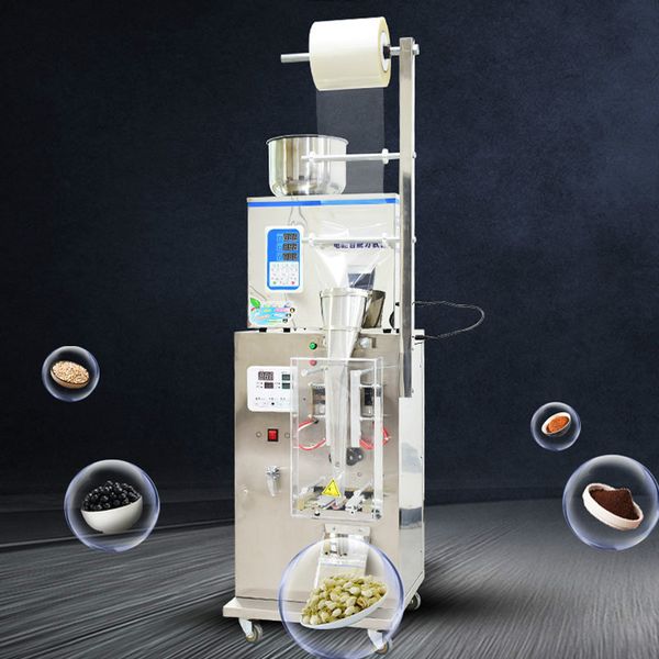 1-100g Automatic Granular Powder Weighing and Packing Machine with Bag Making Function, 110V/220V