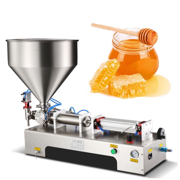 110V and 220V paste filling machine for tomato paste, peanut sauce, sesame sauce, honey, and edible oil
