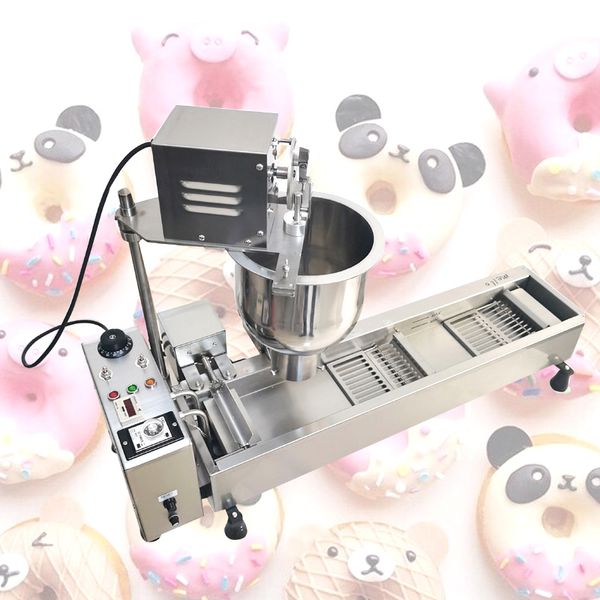 110V/220V automatic donut fryer for professional dessert shops