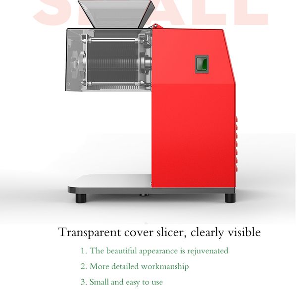 110V/220V commercial meat slicer with 800kg/hr capacity for restaurants