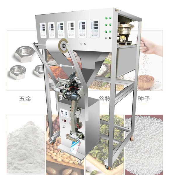 110V/220V quantitative granule and powder filling machine for multi-grain, flower tea, and seasoning packaging