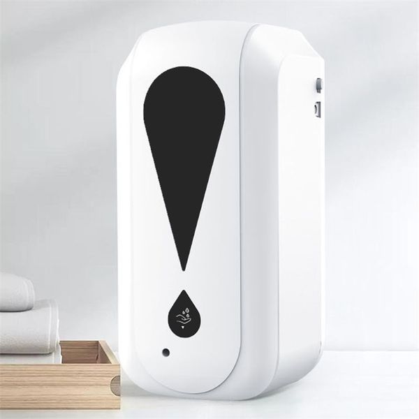 1200ml built-in battery USB rechargeable touchless sensor soap dispenser for wall mounting with alcohol gel or spray option