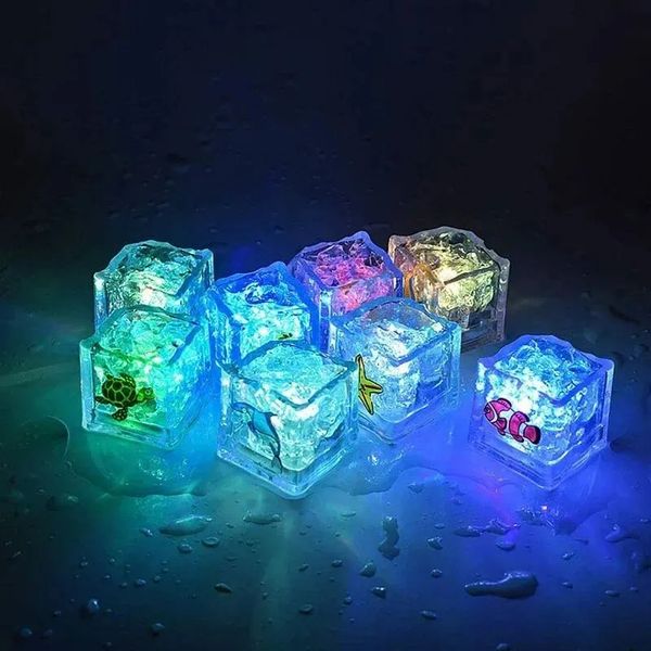 12-piece LED baby bath toys set with colorful waterproof glowing puzzles for kids' birthday gifts