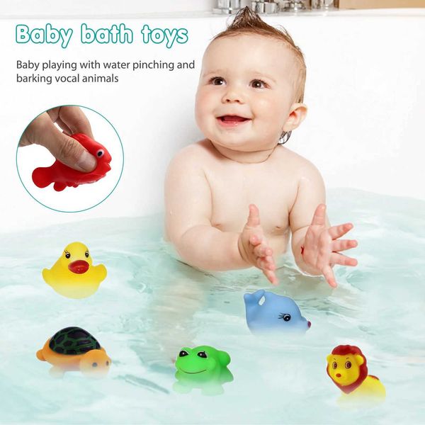 13 adorable baby bath toys featuring cute animals that squeak and pinch for fun water play during bathtime or shower