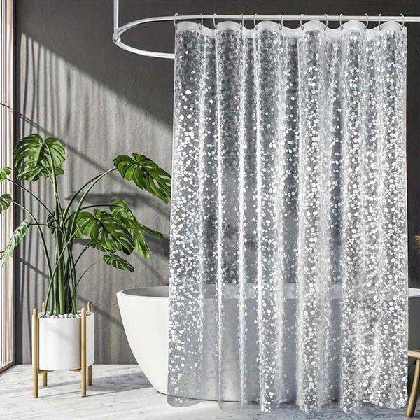 1pc Fantasy Geometric Pattern Waterproof Bath Curtain - Modern Shower Liner with Water-Resistant Jacquard Weave Non-TextiT250111

Waterproof bath curtain featuring a fantasy geometric design, craft...