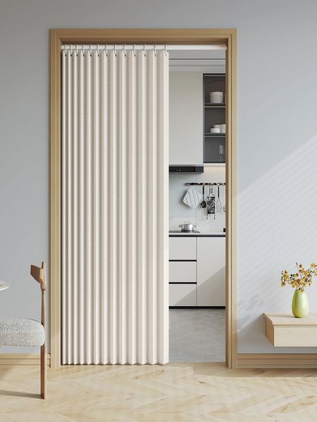 1PC folding curtain series door curtains are ideal for partitioning doors, wardrobes, and shoe cabinets