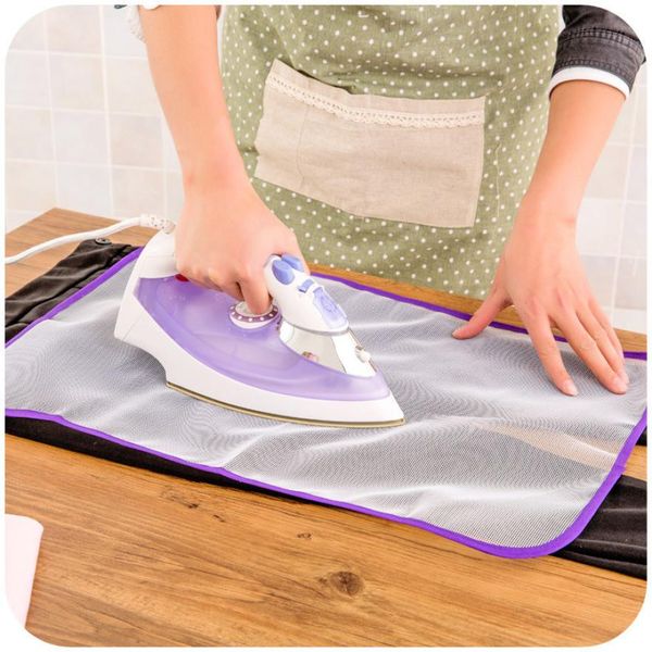 1pc ironing board cover with protective mesh for delicate garment care during ironing, home accessory with free shipping