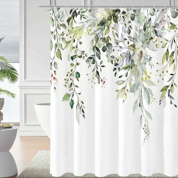 1PC Plant Floral Shower Curtain with Plastic Hook - Modern Abstract Floral Design Chic Bathroom Decoration Y240815  

Single floral shower curtain featuring plastic hooks, modern abstract design for elegant bathroom decor Y240815