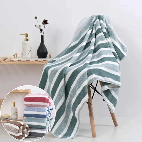 1pc ultra soft and highly absorbent coral fleece bath towel measuring 140x70cm, fast-drying shower towel with premium quality M240820