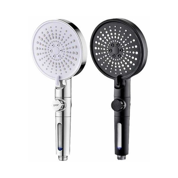 1pcs Adjustable Pressure Handheld Shower with 6-Speed Panel for Bathroom M241030