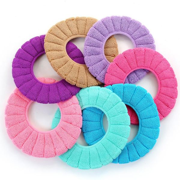 2021 New Soft Toilet Seat Cover - Washable, Elastic Bathroom Accessory for Home Warmth