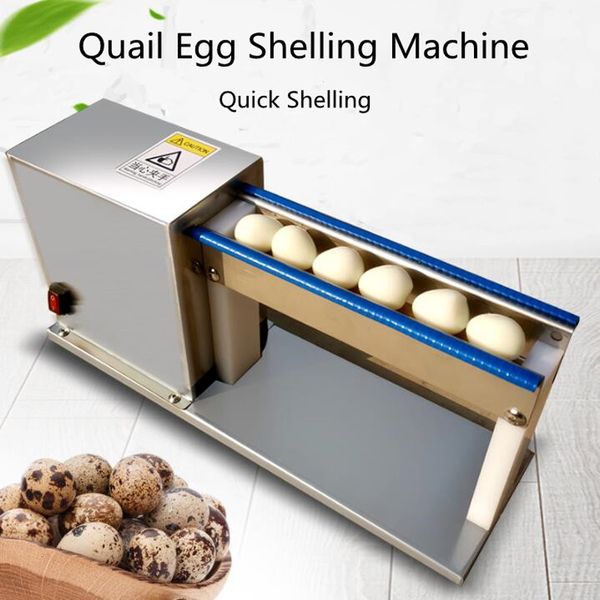 28W Electric Small Quail Egg Shell Peeling Machine, 220V Egg Peeler