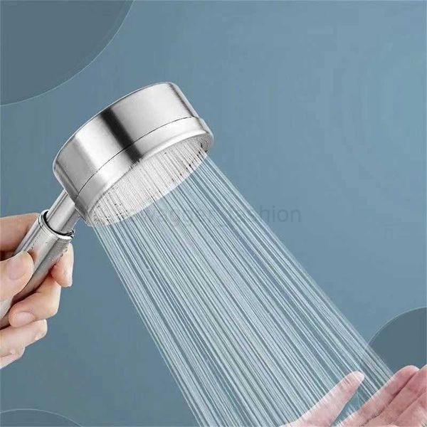 304 stainless steel handheld shower head with water-saving and pressurizing features, washable bathroom accessory