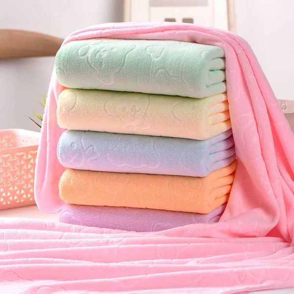 35X75cm Large Quick-Dry Beach Towel Soft Absorbent Microfiber Bath Towel for Bathroom M240820