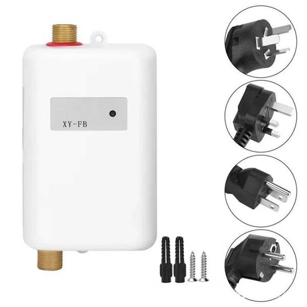 3800W electric instant water heater for kitchen and bathroom, tankless faucet heating appliance