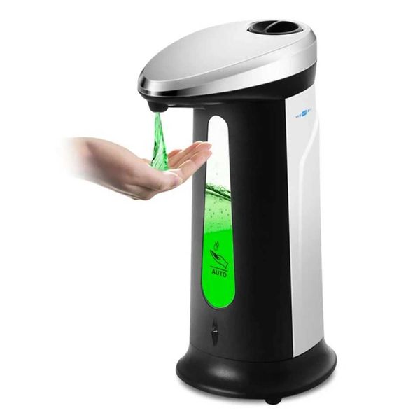 400ml touchless automatic soap dispenser with smart sensor and ABS electroplated finish for kitchen and bathroom use