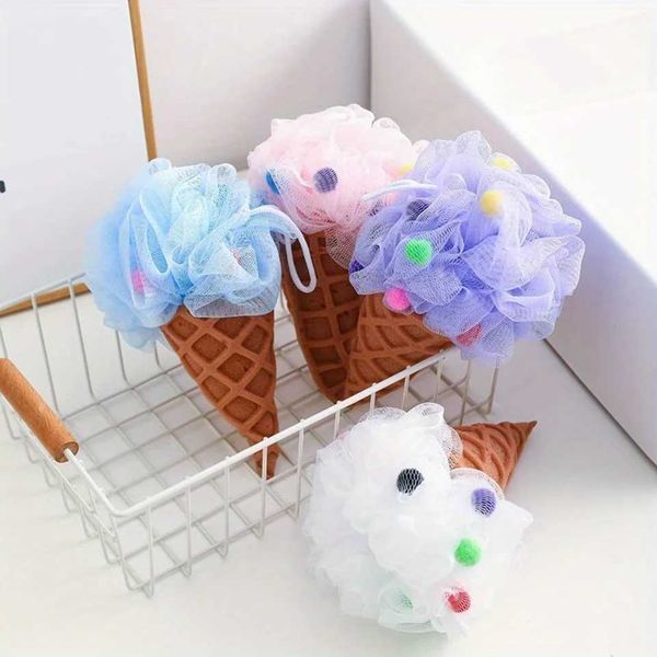 4PCS Gentle Exfoliating Ice Cream Bod Scrubber - Soft Mesh Foaming Bath Shower Sponge for Effective Skin Cleansing and Smoothing

4-piece set of soft mesh exfoliating shower sponges for gentle cleansing and skin smoothing
