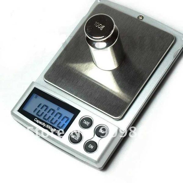 500g precision digital jewelry scale with 0.01g accuracy, portable kitchen pocket weight balance featuring stable blue LCD display and 6 measurement units, model M240815