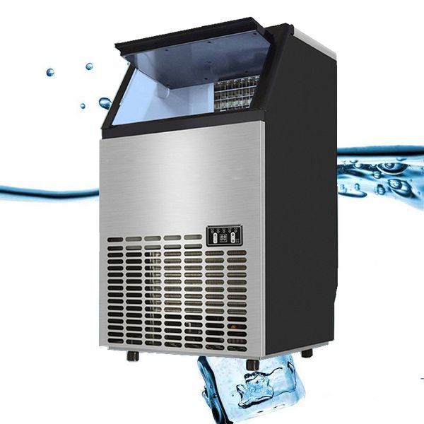 50kg/24h commercial ice makers with automatic cube production, 220V for sale
