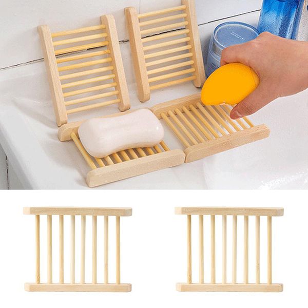 50-piece natural bamboo soap trays wholesale - wooden soap dish holders, racks, plates, boxes, and containers for bathroom showers