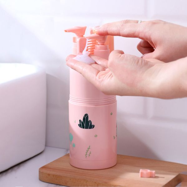 5-in-1 travel toothbrush case with toothpaste holder for bathroom organization