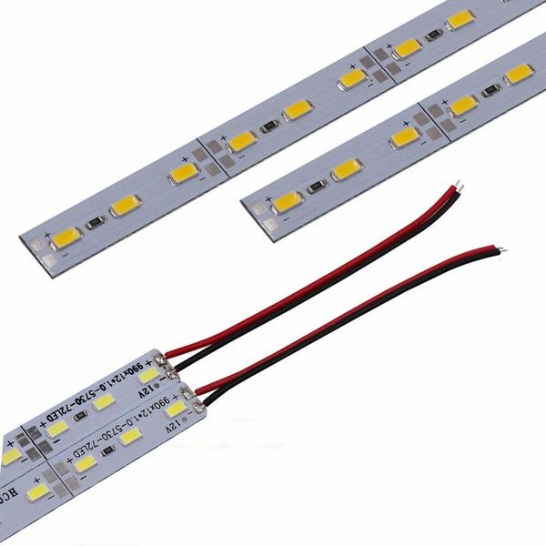 5-piece LED under-cabinet lighting kit with 20/30/50cm rigid bars in 12V/24V options, available in warm white and natural white 4000K