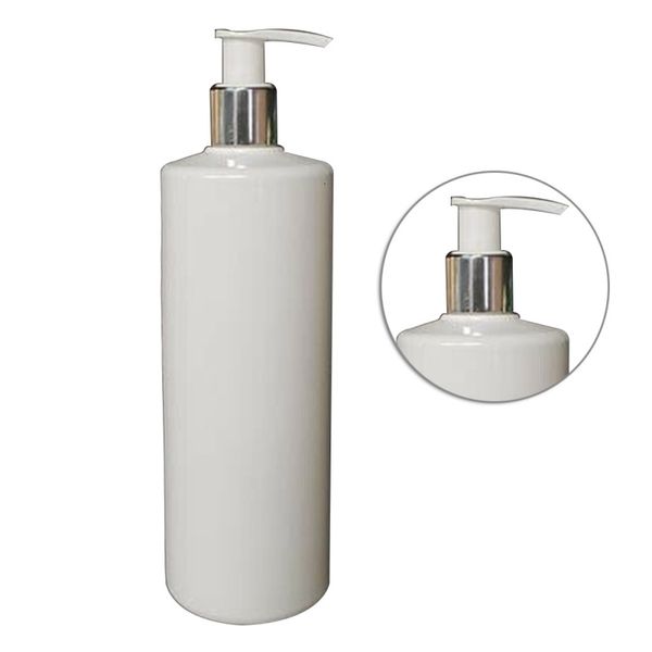 5-piece portable liquid soap dispenser set with 500ml empty pump bottles for bathroom, shower, and home use