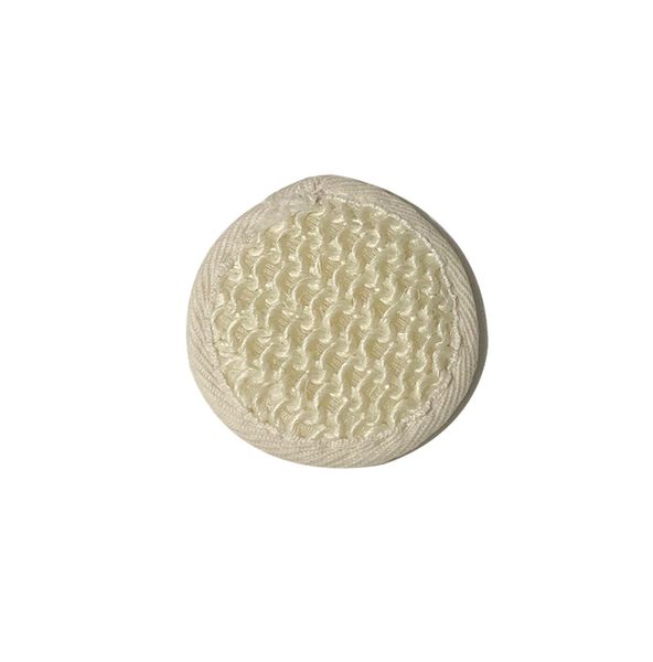 8cm round natural sisal pad for exfoliating dead skin in the bath