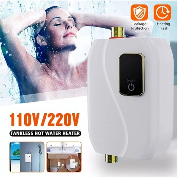 AC110/AC220V 3500W Instant Electric Water Heater with Touch Screen and Overheat Protection