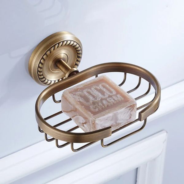 Antique copper Crystal Soap net stand Toilet Bathroom Accessories hanger Wall Mounted with soap disher Retro Shelf 241217

Vintage copper soap net holder for bathroom, wall-mounted with retro shelf and soap dish