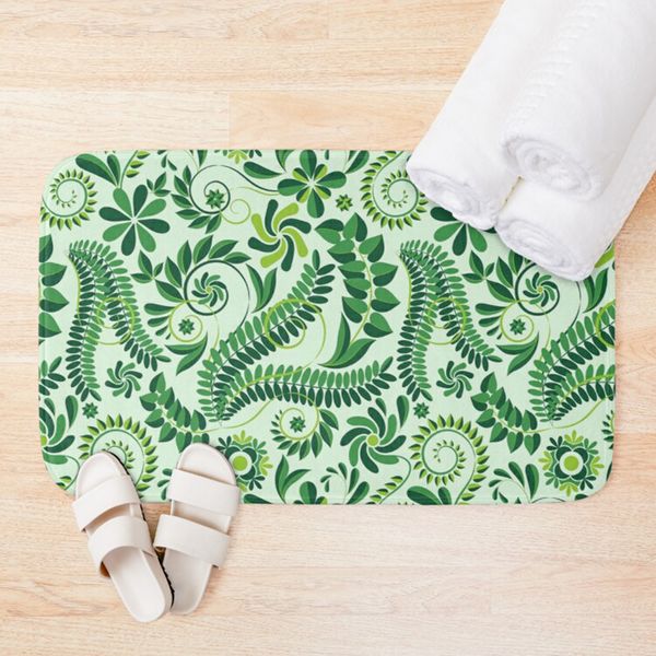 Anti-slip bath mat for bathroom, shower, kitchen, bedroom, balcony, or bathtub area