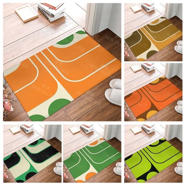 Anti-slip bath mat for bathroom, small rug for shower, home decor door mat, kitchen and bedroom entrance floor carpet in Nordic style