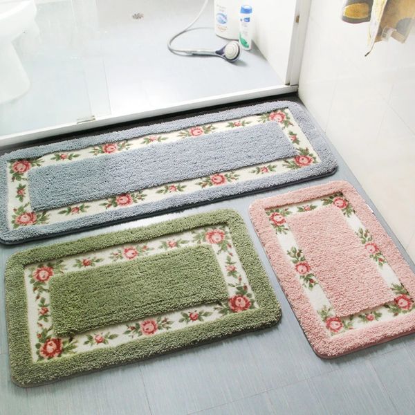 Anti-slip bath mat set for bathroom, kitchen, and shower in multiple sizes and colors