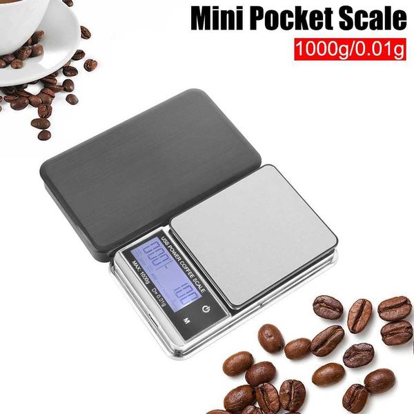 Auto Timer Electronic Scale High Precision 1000g/0.01g Cyclic Rechargeable Digital Kitchen Coffee Scale Mini Pocket ScaleM240815

Rechargeable digital mini kitchen scale with 0.01g precision, 1000g capacity and auto timer function