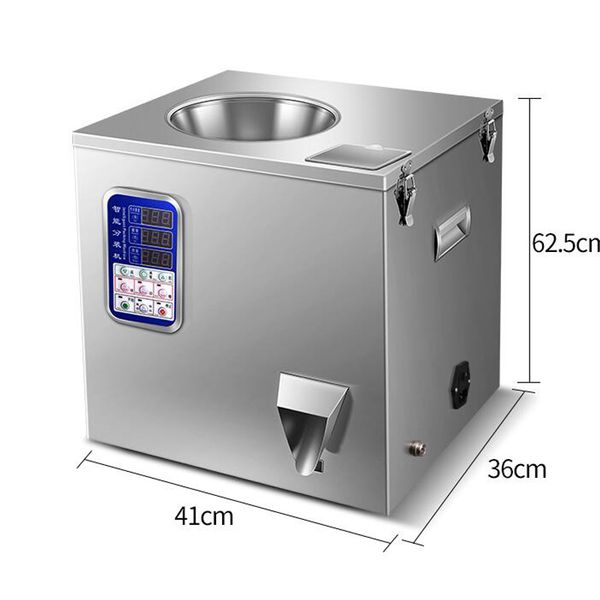 Automatic multi-functional weighing and filling machine for granular powders like coffee, featuring spiral path packing technology