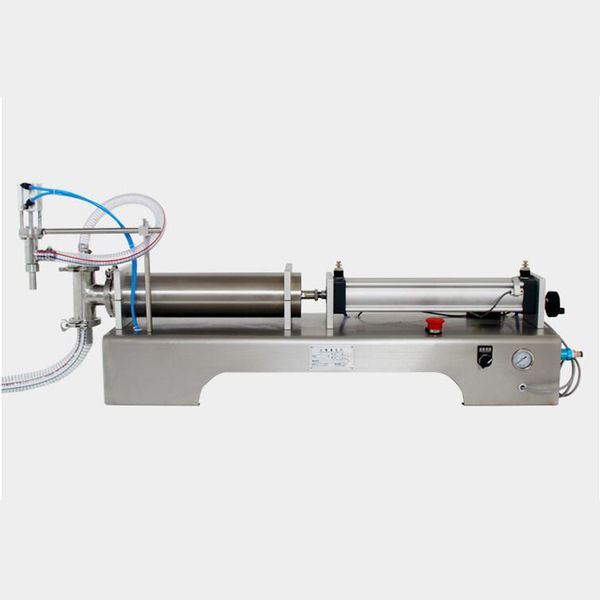 Automatic small liquid filler for soy sauce, vinegar, milk, and juice using pneumatic technology