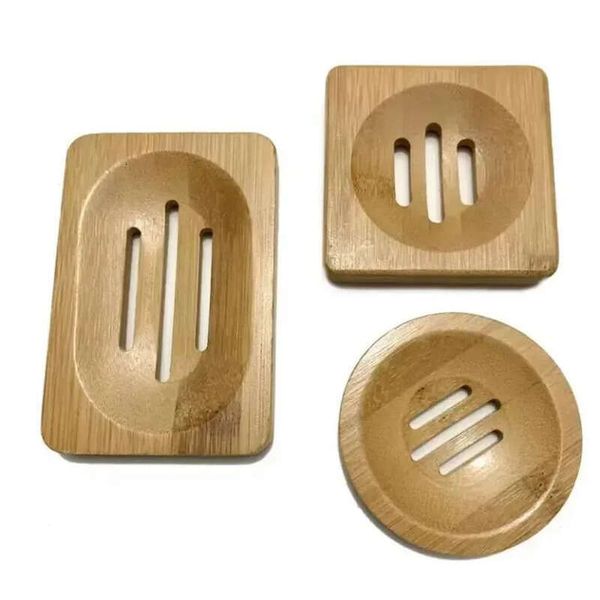 Bamboo 3-Style Natural Tray Holder for Soap Storage, Portable Bathroom Dish Container Fy5101 1031 s 101