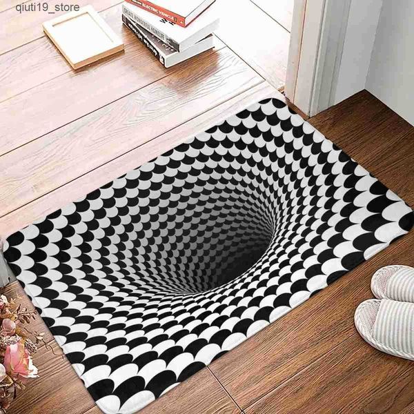 Bath mats with cartoon designs for indoor use, including entrance carpets, bathroom anti-slip mats, and absorbent kitchen floor mats