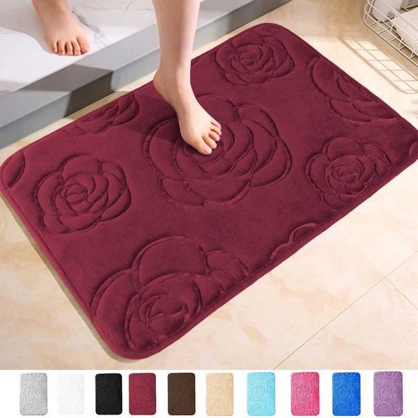 Bathroom Mat Flannel Bathroom Rug Super Absorbent Bathroom Floor Mat Soft Anti-Slip Bathroom Rug Machine Washable Bathroom RugC250102

Flannel bathroom mat with super absorbency, soft non-slip floor rug that's machine washable