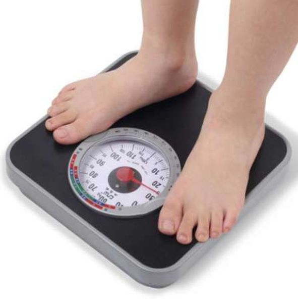 Bathroom scales for household use, mechanical spring-based precision weighing devices, model 027