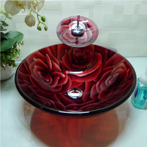Bathroom tempered glass sink handcraft counter top round basin wash basins cloakroom shampoo vessel bowl HX020

Handcrafted tempered glass bathroom sink with round basin, countertop vessel bowl for...