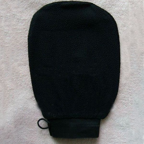 Black Exfoliating Bath Glove for Deep Cleaning, 1 Piece with Free Shipping