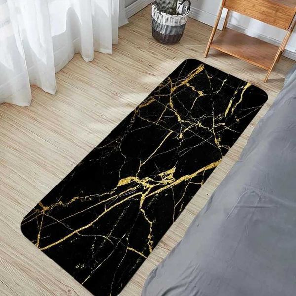 Black Marble Pattern Doormat Non-slip Polyester Rug Carpet Kitchen Entrance Bathroom Mat Bedroom Decor alfombra de baoC250102

Non-slip black marble design doormat, polyester rug for kitchen, bathroom, bedroom, or entryway decor
