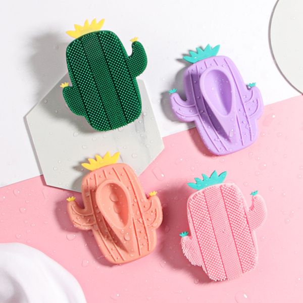 Cactus Silicone Beauty Massage Washing Pad Facial Exfoliating Blackhead cute Face Brush Tool Soft Deep Cleaning Supplies Skin Care

This string contains more than 5 words, so I'll rewrite it concisely while maintaining the original meaning:

Cactus silicone facial brush for gentle exfoliation and deep cleansing to remove blackheads