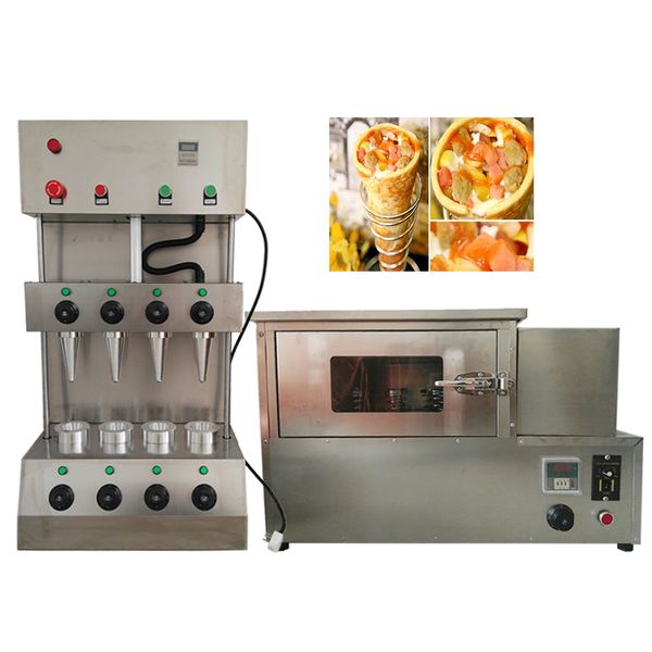 CE certified pizza cone baking machine with 4 heating elements for sale