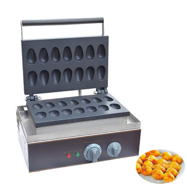 Commercial 14-hole electric quail egg frying machine for snack baking