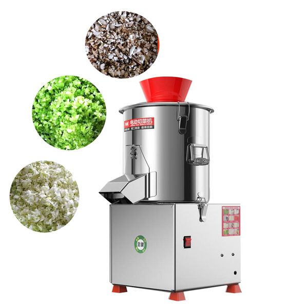 Commercial electric vegetable chopper for dumpling filling, ginger, garlic, chili, and meat grinding