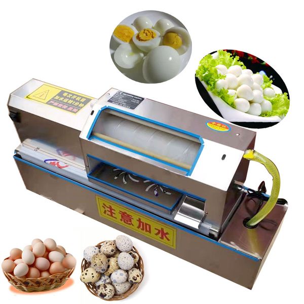 Commercial quail egg shell remover machine for hard-boiled eggs