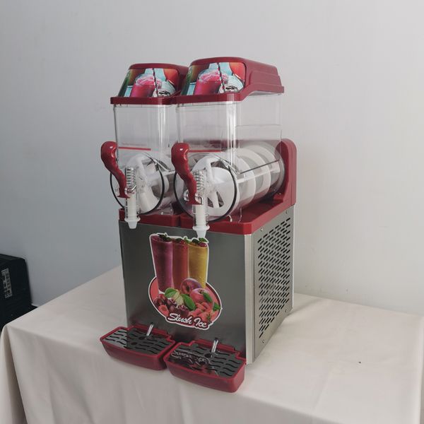 Commercial snow melting machine with dual tanks for making 24L smoothies and slushies

Dual-tank commercial slush and smoothie maker with 24L capacity for snow melting

24L commercial slush machine with two tanks for smoothies and snow melting

Two-tank commercial slush and smoothie maker with 24L snow melting capacity

Commercial-grade two-tank 24L machine for making slushies and melting snow